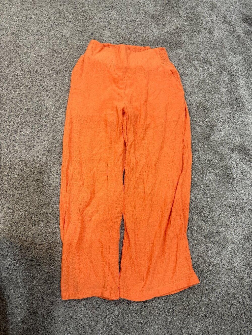 Nanette Lepore Orange Palazzo Pants – Women’s Small – Wide Leg – Pockets